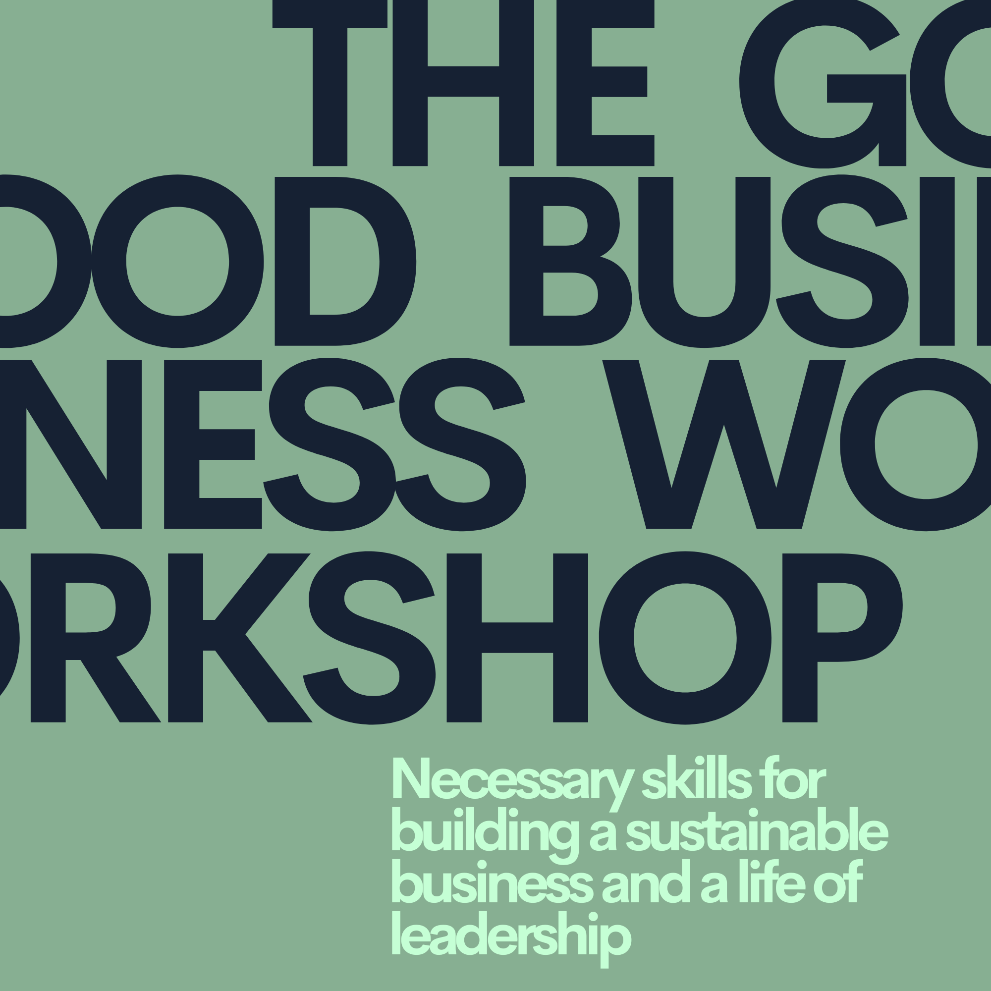 The Good Business Workshop Badge